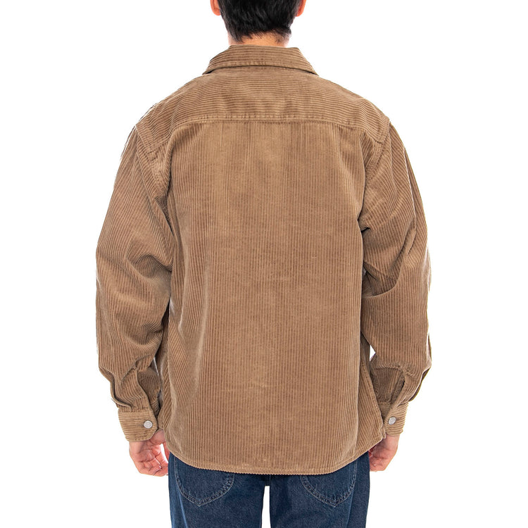 Reynold Shirt Jac Leather - Giacca Uomo Marrone I036049.8Y02 . CARHARTT WIP 