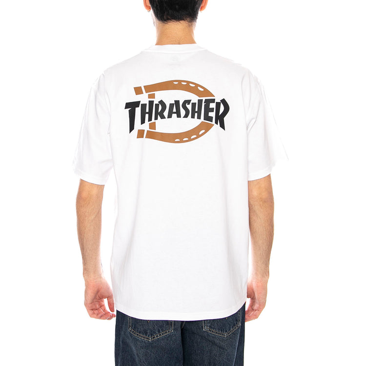 Thrasher x Dickies Tee SS Graphic -- Maglietta Uomo Bianca DK0A88IUWHX1 . DICKIES 