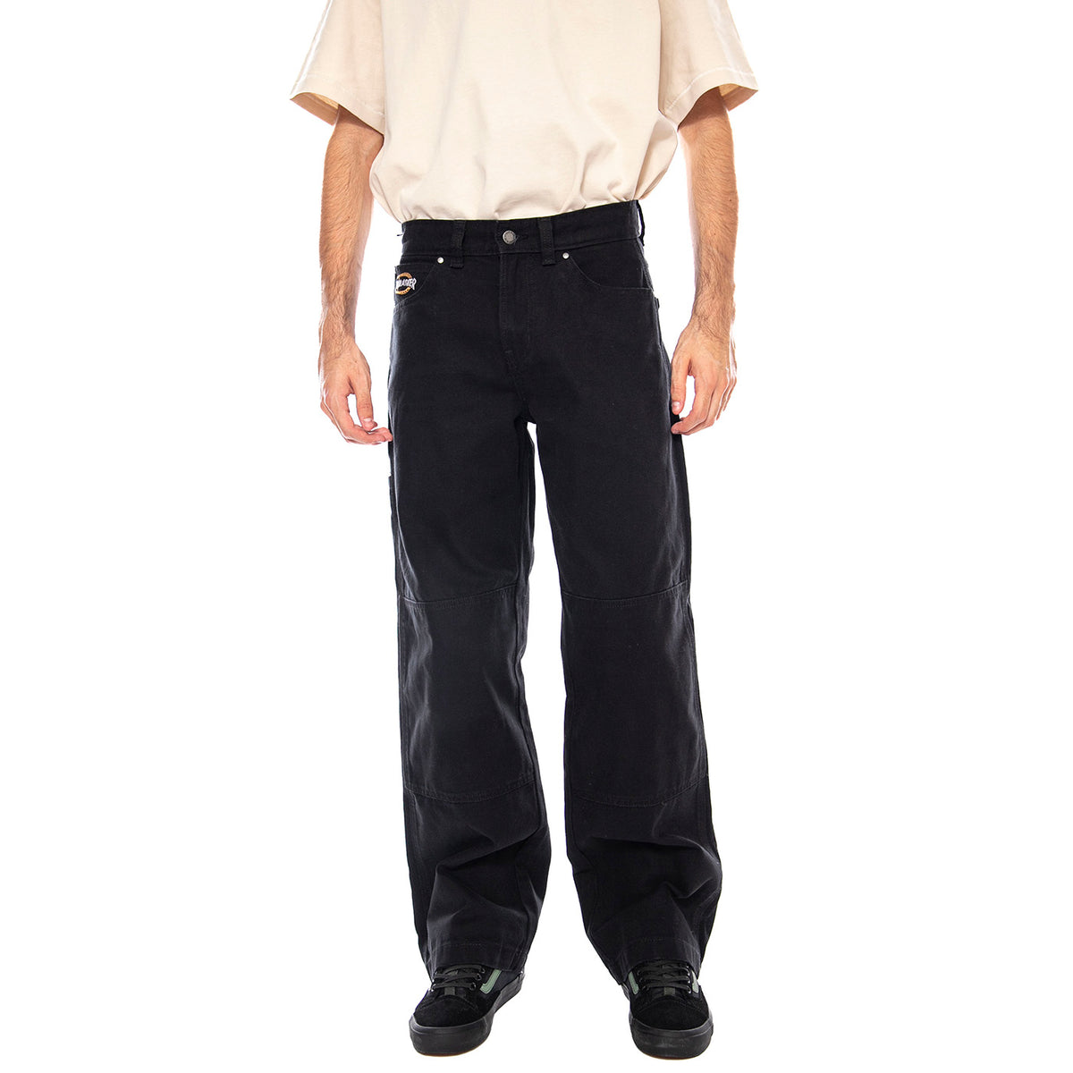 THRASHER X DICKIES Pant Black - Pantaloni Uomo Neri DK0A88OPBLK1 . DICKIES 