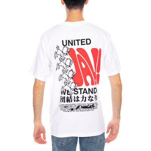 UNITED WE STAND TS White -- Maglietta Girocollo Uomo Bianca I036399. 02.67 EDWIN 