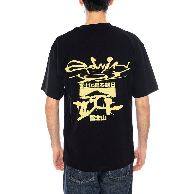 Mount Fuji Dusk TS -- Maglietta Uomo Nera I036400. 89.67 EDWIN 