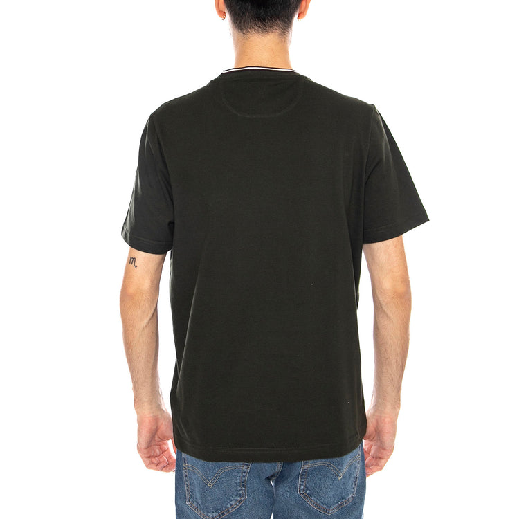 Elton Tee - Maglietta Uomo Girocollo Gold Ever Green Verde F4KFF054 357 FARAH 