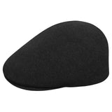 SEAMLESS WOOL 507 BLACK - Flat Cap Schwarz ACCESSORI KANGOL