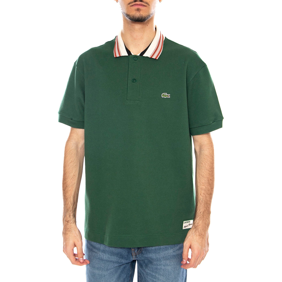 Maglietta M/C 132 Polo Uomo Green -- Polo Uomo Verde PH5421-132 . LACOSTE 