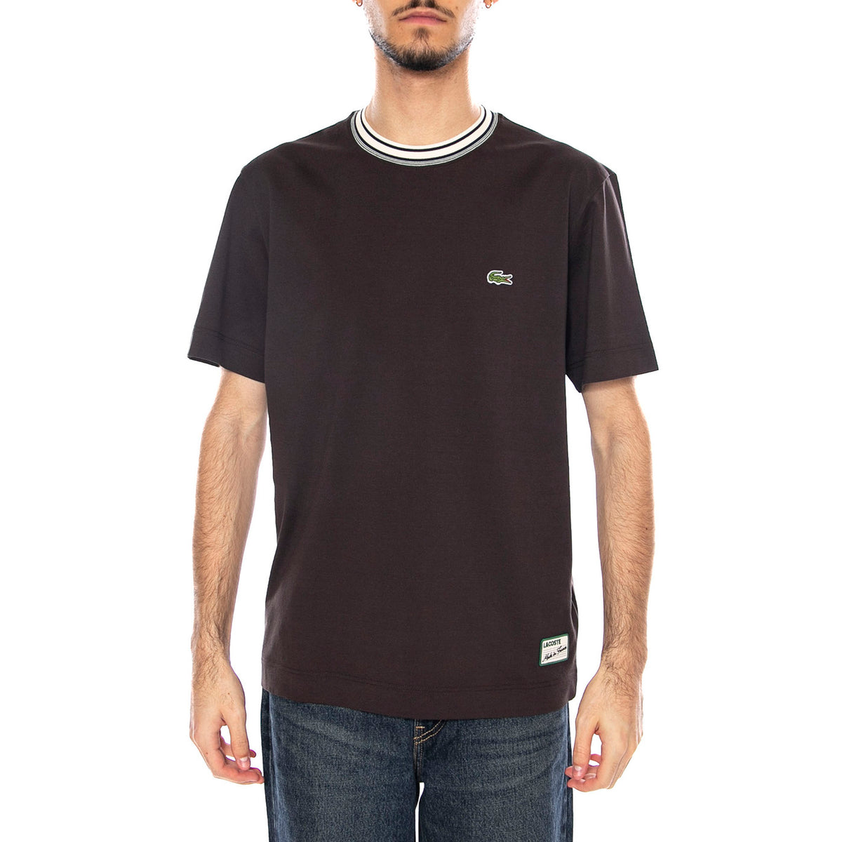 T-Shirt SKB -- Maglietta Uomo Girocollo TH5455-SKB . LACOSTE 
