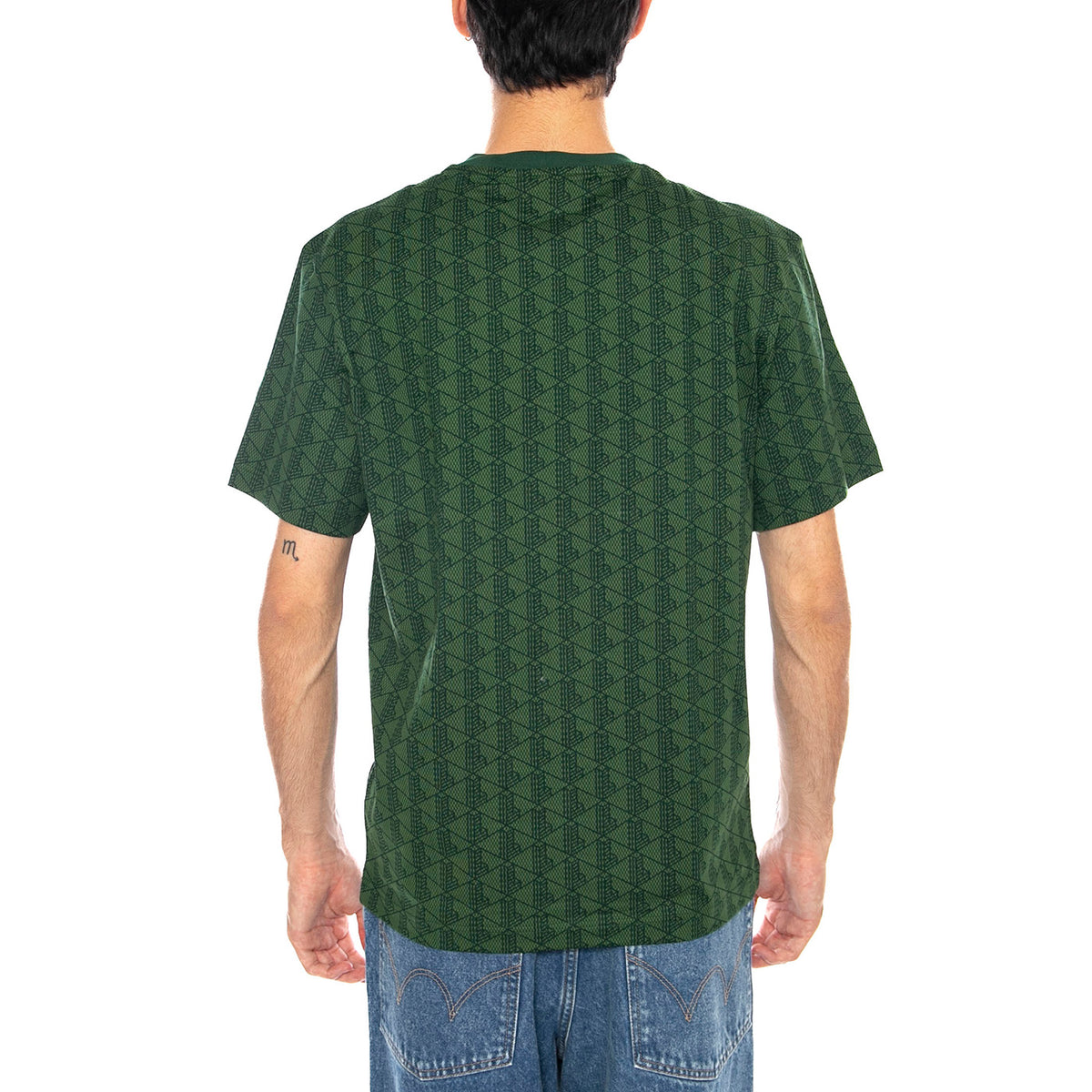 T-Shirt D1R Multioclor - Maglietta Girocollo Uomo Multicolore TH5902-D1R . LACOSTE 