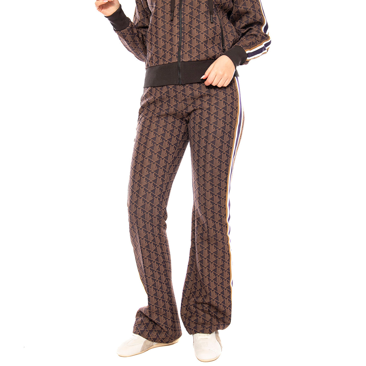 Lacoste Pant.Tuta 9I4 -- Pantaloni Jogging Donna Marroni XF9313-9I4 . LACOSTE 