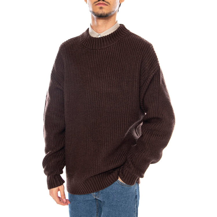 Chunky Crew Neck Arabica - Maglione Girocollo Uomo Marrone 112370541 . LEE 