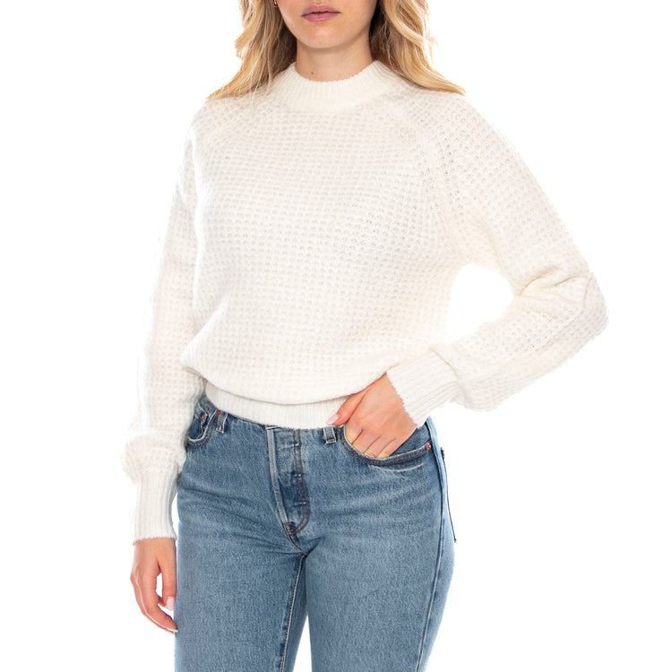 Knit Sweater Ecru -- Maglione Donna Ecru 112371062 . LEE 
