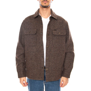 Overshirt Brwon Jaspe - Giacca Sovracanicia Uomo Marrone 112371313 . LEE 