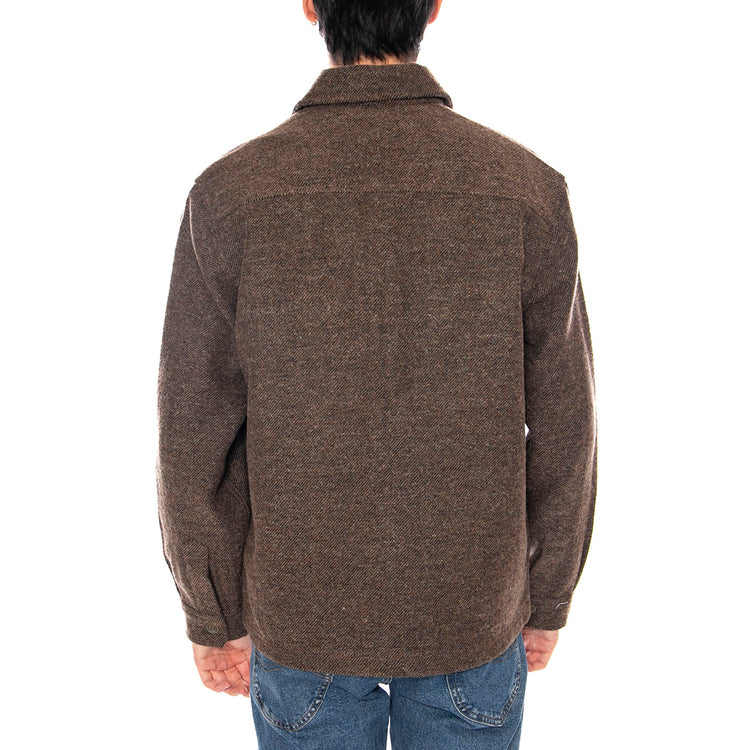 Overshirt Brwon Jaspe - Giacca Sovracanicia Uomo Marrone 112371313 . LEE 