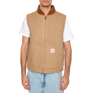 Sansome Vest Tiger's Eye Brown - Giacca Smanicata Uomo Marrone A8580-0001 . LEVIS 