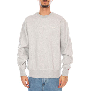Authentic Crew Light Gray Heather Bros BC03 Neutral - Felpa Girocollo Uomo Grigia A9244-0001 . LEVIS 