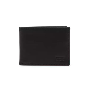 Batwing Bifold ID Caviat Leather Black - Portafogli Nero D5489-0002 . LEVIS 