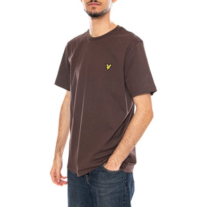 Plain T-Shirt Deep Sepia - Maglietta Girocollo Uomo Marrone TS400VOG-X883 . LYLE & SCOTT 