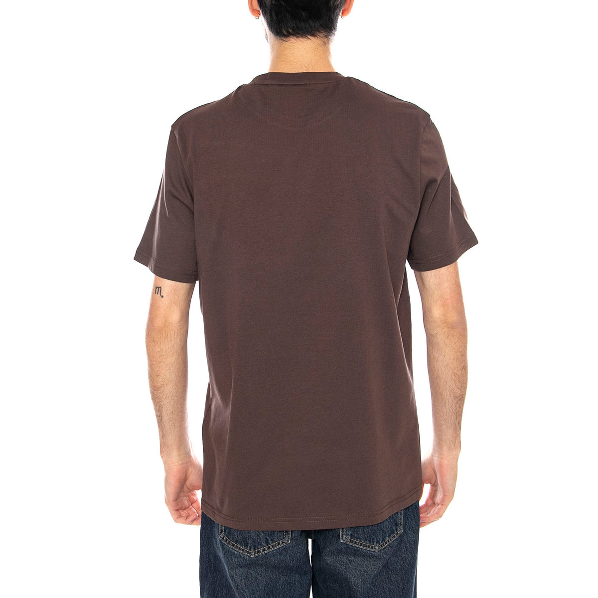 Plain T-Shirt Deep Sepia - Maglietta Girocollo Uomo Marrone TS400VOG-X883 . LYLE & SCOTT 