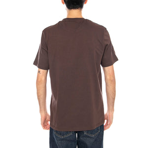 Plain T-Shirt Deep Sepia - Maglietta Girocollo Uomo Marrone TS400VOG-X883 . LYLE & SCOTT 