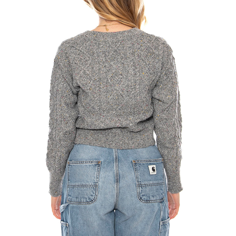 MD M Knitted Cardigans 142 Medium - Cardigan Donna Grigio 3.51.436.56 . MD'M 
