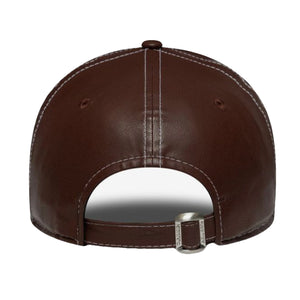 WMN Topstitch PU 940 Med Brown New York Yankees - Cappellino Marrone Donna 60691325 . NEW ERA 