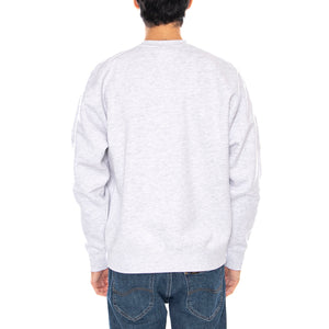 Established Works Bold Crew II Fleece Light Grey - Felpa Girocollo Uomo Grigia 112480152 AGRY OBEY 