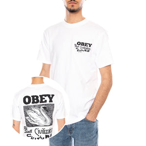 Obey Civilization Tee White -- Maglietta Girocollo Uomo Bianca 165264205 WHT OBEY 