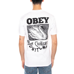 Obey Civilization Tee White -- Maglietta Girocollo Uomo Bianca 165264205 WHT OBEY 