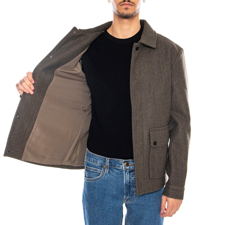Connor Life Jacket OTW Noos Bungee Cord Melange - Giacca Uomo Grigia 22025735-4787386 . ONLY & SONS 
