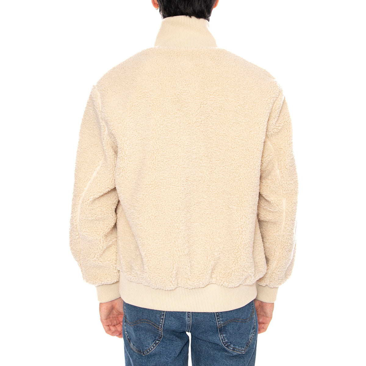 Ray Sherpa Jacket OTW Silver Lining - Giacca Uomo Ecru 22034703-4797917 . ONLY & SONS 