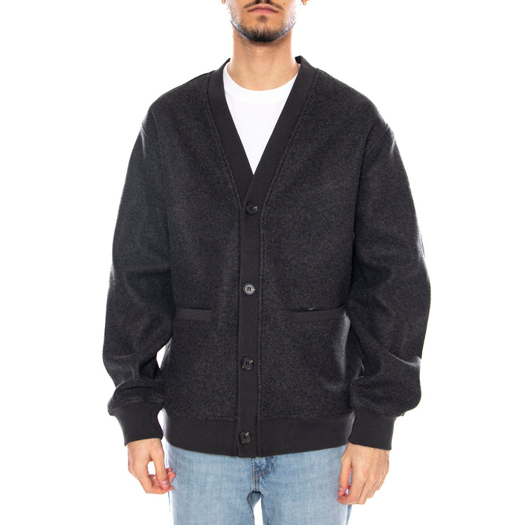 Victor Cardigan OTW -- Cardigan Uomo Dark Grey Melange Grigio 22034895-4807666 . ONLY & SONS 