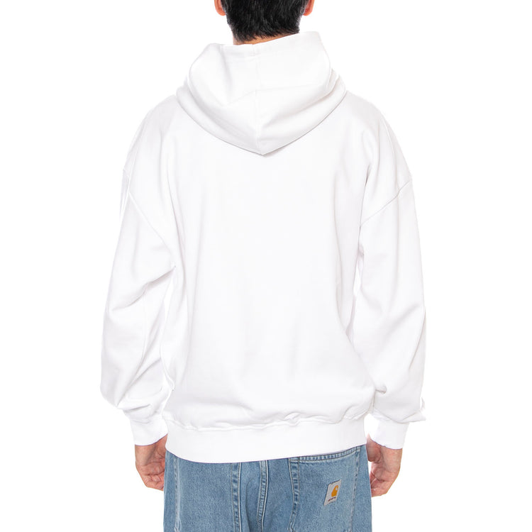 BANKSY VTG Hoodie VD Bright White Airstrike - Felpa con Cappuccio Uomo Bianca 22035423-4911254 . ONLY & SONS 