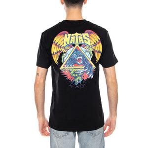 Natas SC Panther Black - Maglietta Girocollo Uomo Nera SCA-TEE-12795 Black SANTA CRUZ 