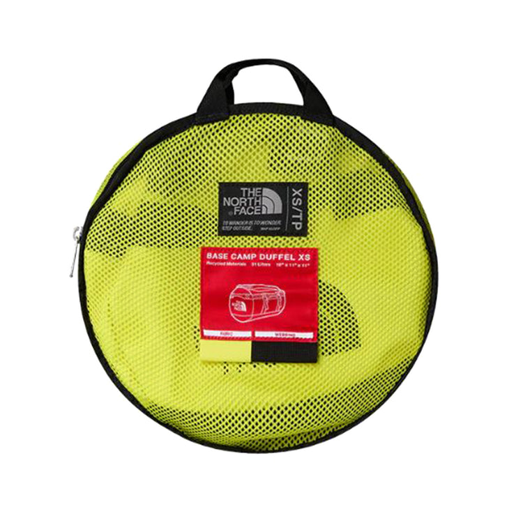 Base Camp Duffel - XS - Sulphur Spring Green / TNF Black - Borsone da Viaggio Giallo NF0A52SS C6T1 THE NORTH FACE 