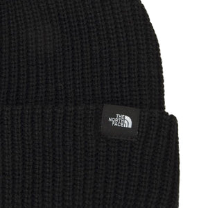 TNF Fisherman Beanie Black - Berretto in Maglia Nero NF0A55JG JK31 THE NORTH FACE 