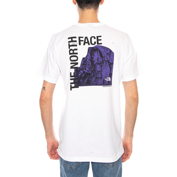 M Half Dome Photo SS Tee White -- Maglietta Girocollo Uomo Bianca NF0A8EE9 FN41 THE NORTH FACE 
