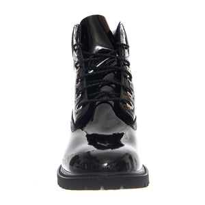 Premium 6 Inch Lace Up Waterproof Boot -- Stivali Donna Pelle Verniciata Nera TB0A43F8 EN31 TIMBERLAND 