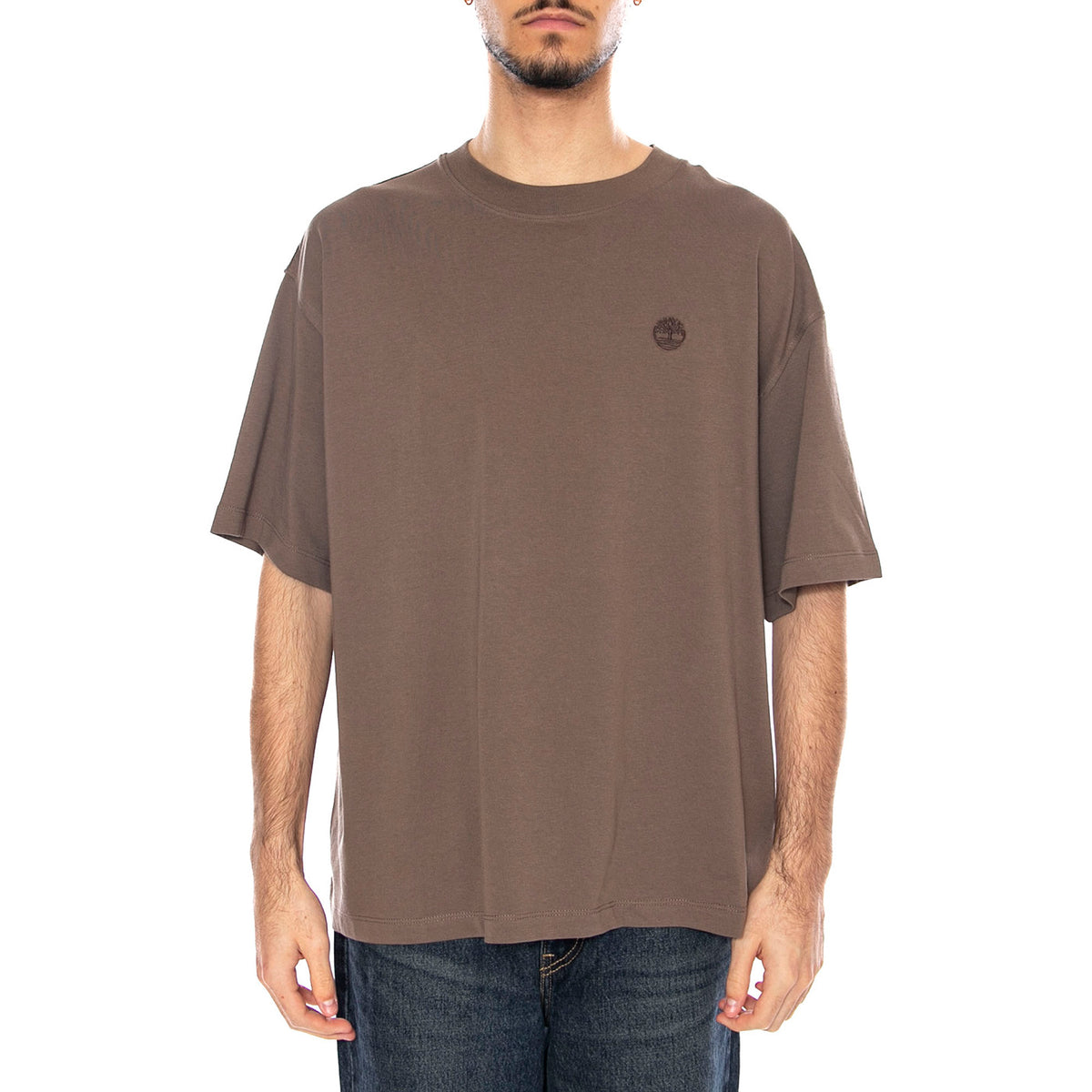 Dunstan River Short Sleeve Tee -- Maglietta Uomo Chocolate Chip Marrone TB0A6GH 3BK01 TIMBERLAND 