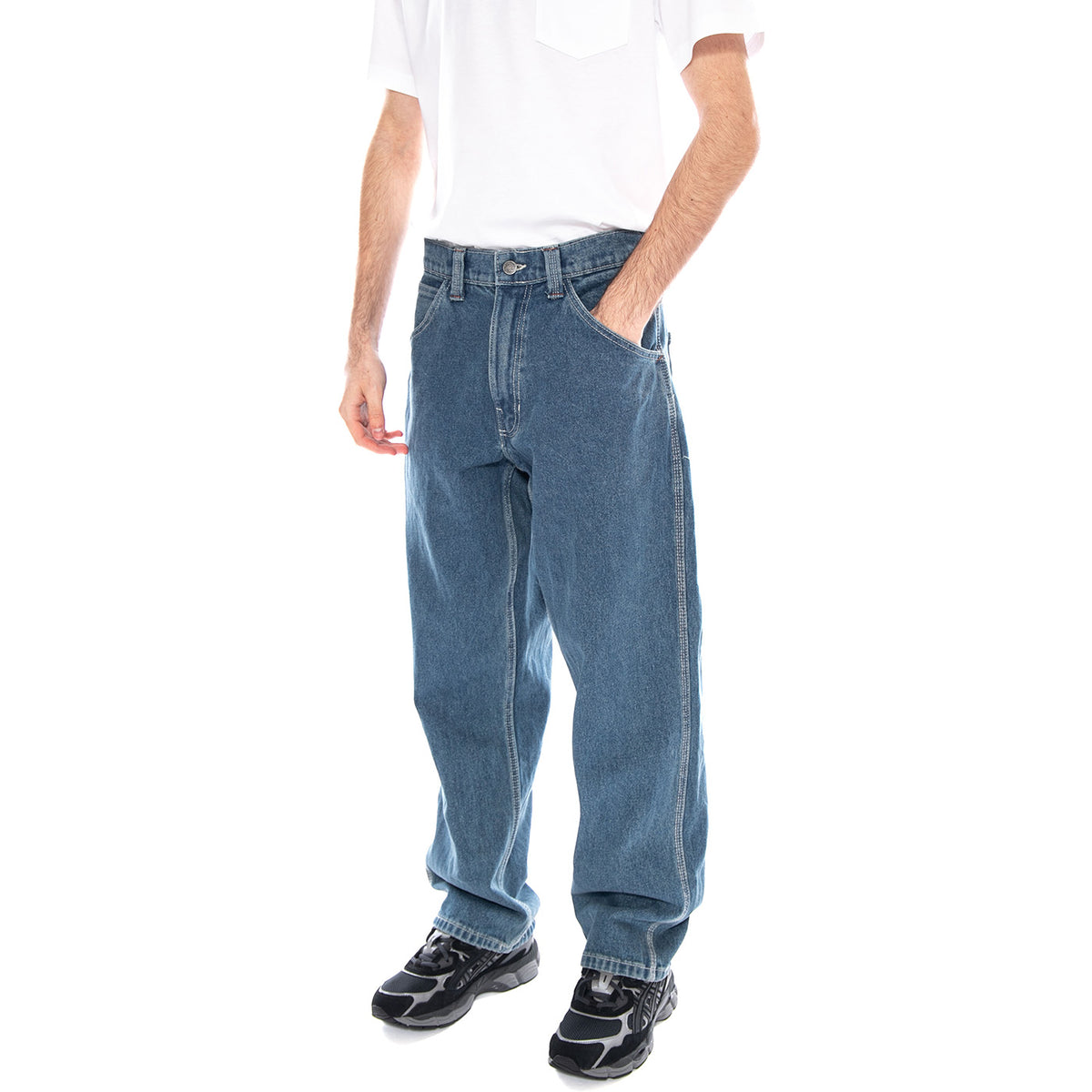 Skate Check-5 Loose Denim Vintage Indigo -- Jeans Uomo Blu / Indigo VN000KXM AHU1 VANS 