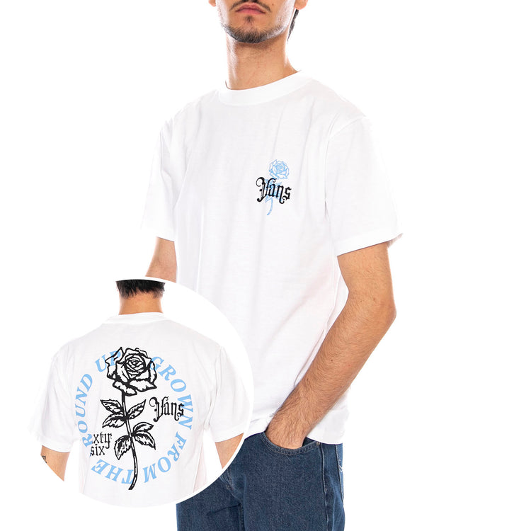 Grown From The Ground Up - Maglietta Girocollo Uomo Bianca VN000PCH WHT1 VANS 