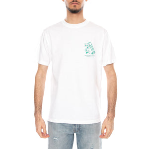Moving Co SS White - Maglietta Girocollo Uomo Bianca VN000PCQ WHT1 VANS 