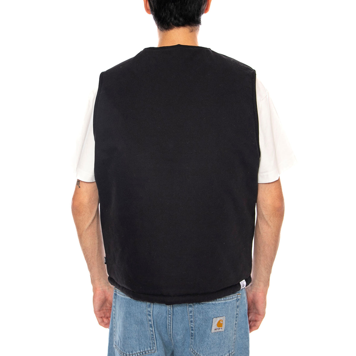 Raw Instinct Vest - Giacca Smanicata Uomo Nera / Multicolore VN000R8Z BLK1 VANS 
