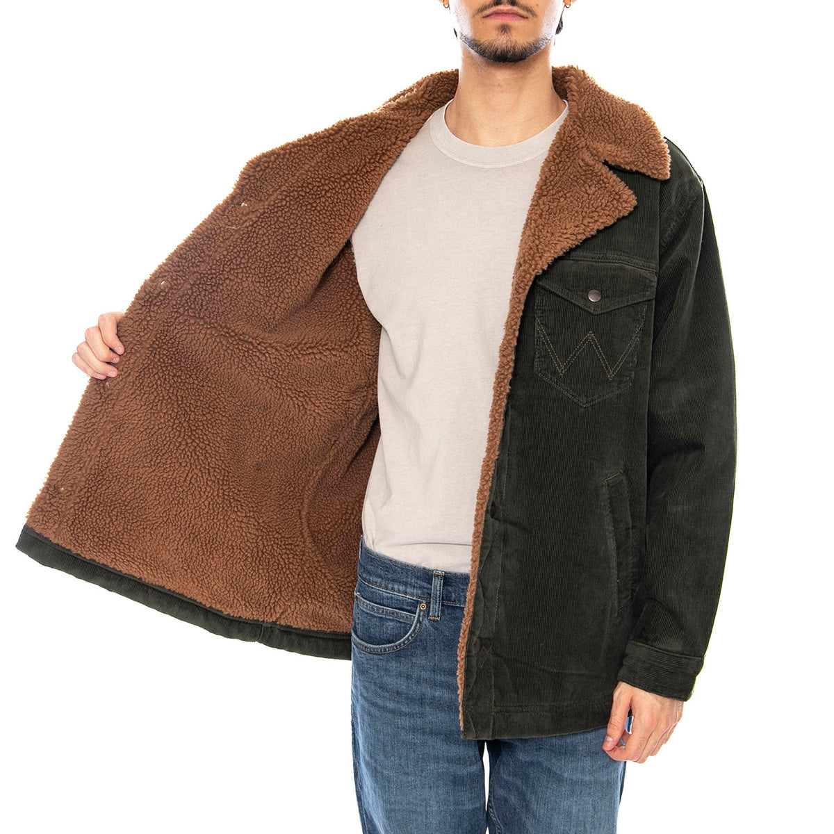 Wrange Coat Forest Night Wrangler - Giacca Uomo Verde 112371443 . WRANGLER 