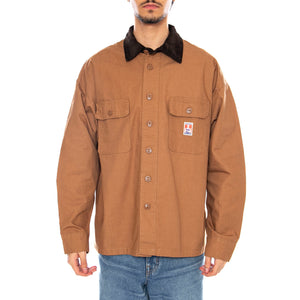CJ Overshirt Toasted Coconut - Sovracamicia / Giacca Uomo Marrone 112371547 . WRANGLER 