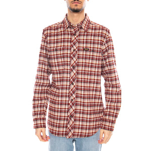 Willshirt Fired Brick - Camicia Uomo Multicolore 112378523 . WRANGLER 
