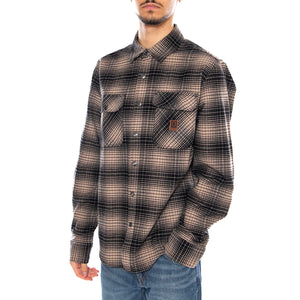 Builders Bowery STR WR Flannel -- Camicia Uomo Multicolore 01430 BLKCG BRIXTON 