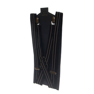 Done Proper Suspender -- Bretelle Nere 05408 BLACK BRIXTON 