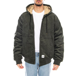 Cord Active Jacket -- Giacca Uomo Beetle Verde con Cappuccio 6040096 19-0312 CAT 