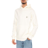 Essential Hoodie – Weißer Herren-Hoodie mit Katzenmotiv