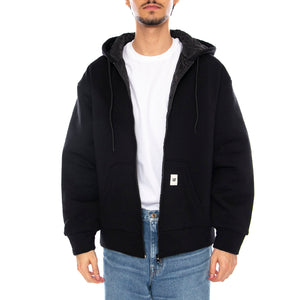Blueprint Hoodie Black - Felpa con Cappuccio Uomo Nera 6050179-10158 . CAT 