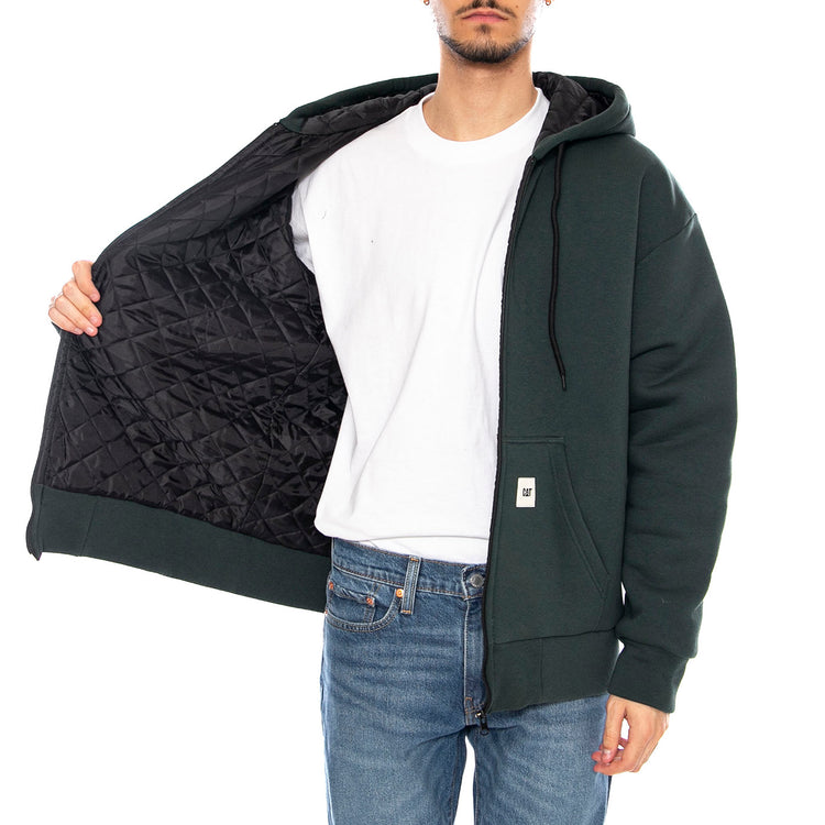 Blueprint Hoodie Hunter Green - Felpa con Cappuccio Uomo Verde 6050179-13159 . CAT 