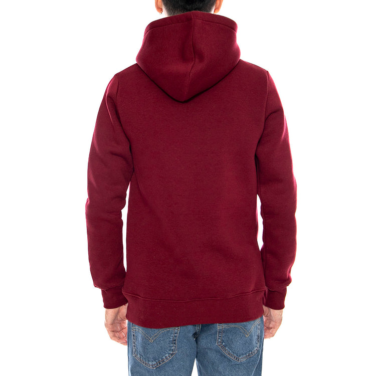 Logo Hoodie -- Felpa con Cappuccio Uomo Maroon 6050193 14109 CAT 